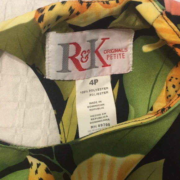 NWT Beautiful Hawaiian style dress 4P - Picture 5 of 8